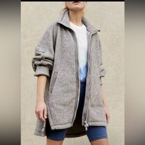 FP Movement by Free People Heather Gray Teddy Jacket